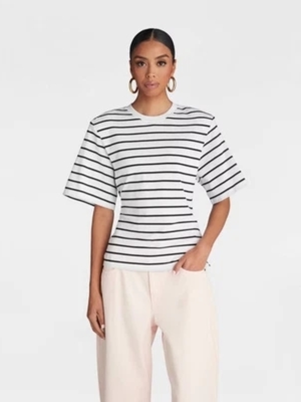 KBB by KAHLANA Women's Short Sleeve 'The Nipped Waist T-Shirt'